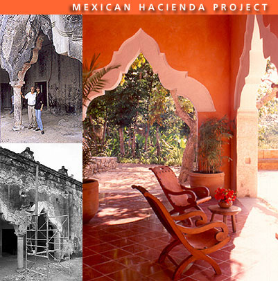 Hacienda Architecture, Mexican Colonial Hacienda, Spanish Colonial Tables and Chairs, Mexican Kitchens